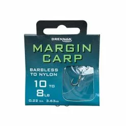 DRENNAN Onderlijnen Margin Carp Hooks To Nylon 20cm