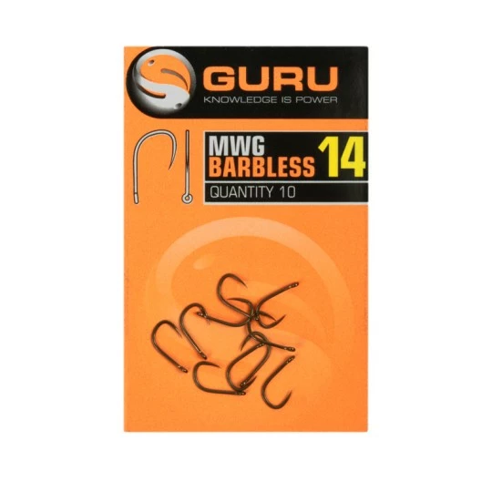 GURU MWG Hook (Barbless/Eyed) 1 GURU MWG Hook (Barbless/Eyed)