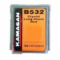 DE HENGELSHOP KAMASAN B532 Crystal Long Shank Red