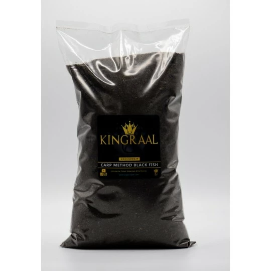 KINGRAAL Groundbait Carp Method Black Fish - 2kg 4 KINGRAAL Groundbait Carp Method Black Fish - 2kg - Afbeelding 4