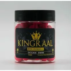 KINGRAAL Mini Dumbell Pink Ocean 8mm 50gr -Aas en Voer Verkoop kingraal mini dumbell pink ocean 8mm 50gr km49 hookbaits 2