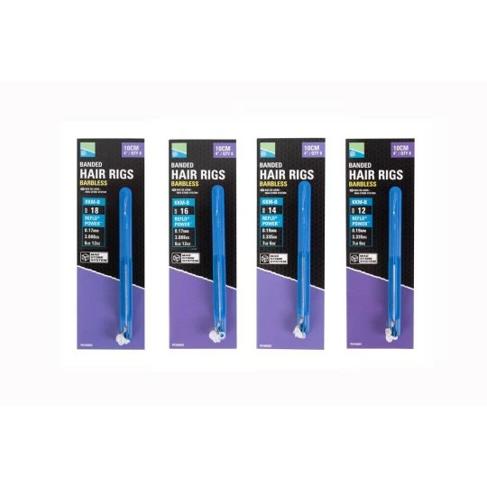 PRESTON INNOVATIONS PRESTON KKM-B Mag Store Banded Hair Rig 10cm 1 PRESTON INNOVATIONS PRESTON KKM-B Mag Store Banded Hair Rig 10cm