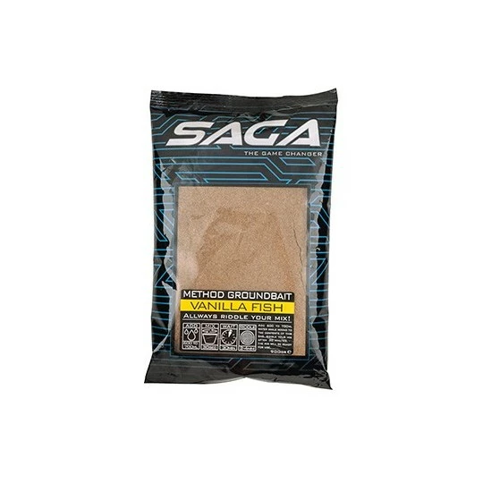 SPRO SAGA Method Groundbait Vanilla Fish / 900gr 1 SPRO SAGA Method Groundbait Vanilla Fish / 900gr